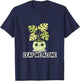 Monstera Leaf Me Alone Cute Plant Pun T-Shirt - T-Shirt | Navy