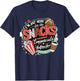 I'm Here for Snacks Commercials and Halftime Funny Football T-Shirt - T-Shirt | Navy