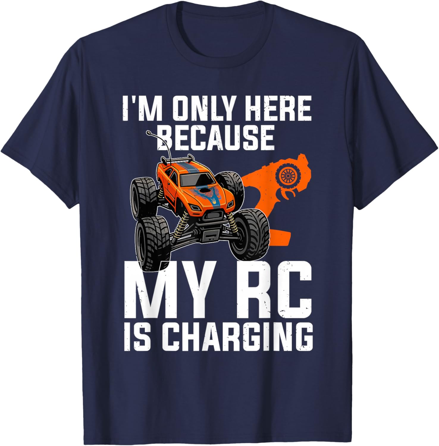 RC Car Design Women Kids RC Race Car Lover RC Car T-Shirt - T-Shirt | Navy