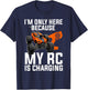 RC Car Design Women Kids RC Race Car Lover RC Car T-Shirt - T-Shirt | Navy