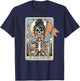 Color Guard Mom Tarot Card Skeleton Guard Mama Marching Band T-Shirt - T-Shirt | Navy