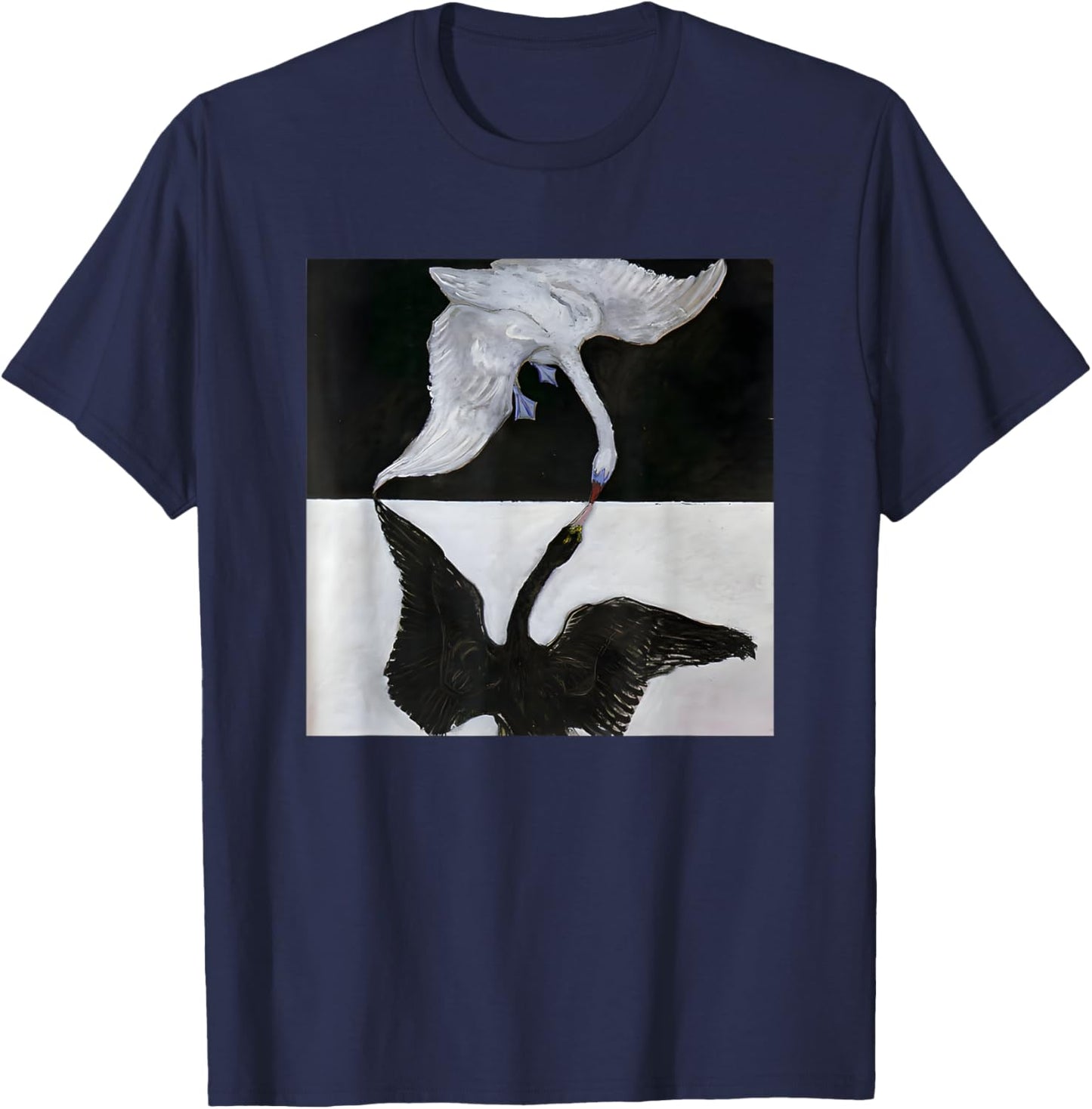 The Swan (No. 1) by Hilma af Klint (1915) T-Shirt - T-Shirt | Navy