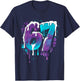 Baseball Drip Number 67 Player Or 67th Birthday T-Shirt - T-Shirt | Navy