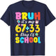Bruh Its My 67 33 100 Days of School Boys Girl Kid 100th Day T-Shirt - T-Shirt | Navy