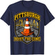 Black and Gold Pittsburgh Fan T-Shirt - T-Shirt | Navy