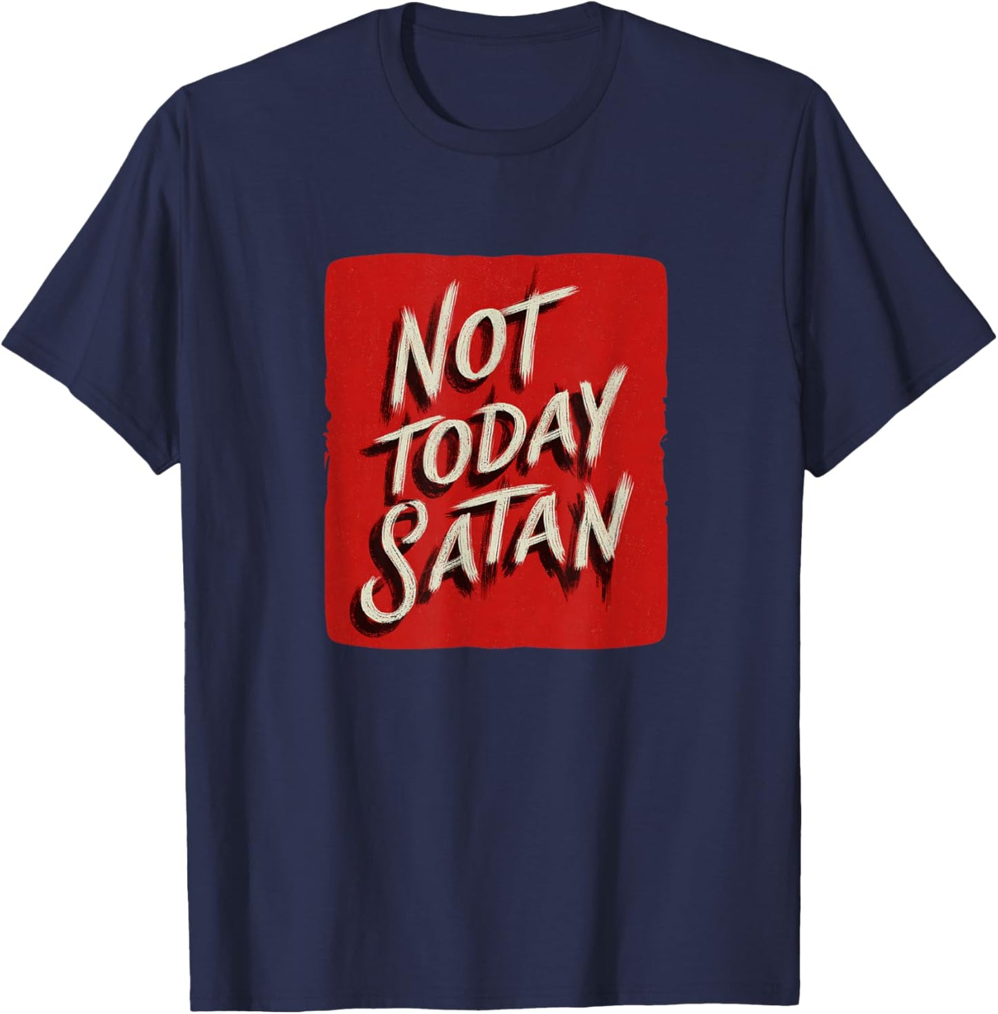 Pretty Not Today, Satan Statement Costume T-Shirt - T-Shirt | Navy