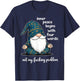 Inner Peace Begins with Four Words Not My Fucking Problem T-Shirt - T-Shirt | Navy