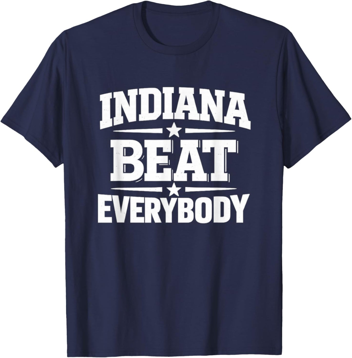 Indiana Beat Everybody Shirt Women T-Shirt - T-Shirt | Navy