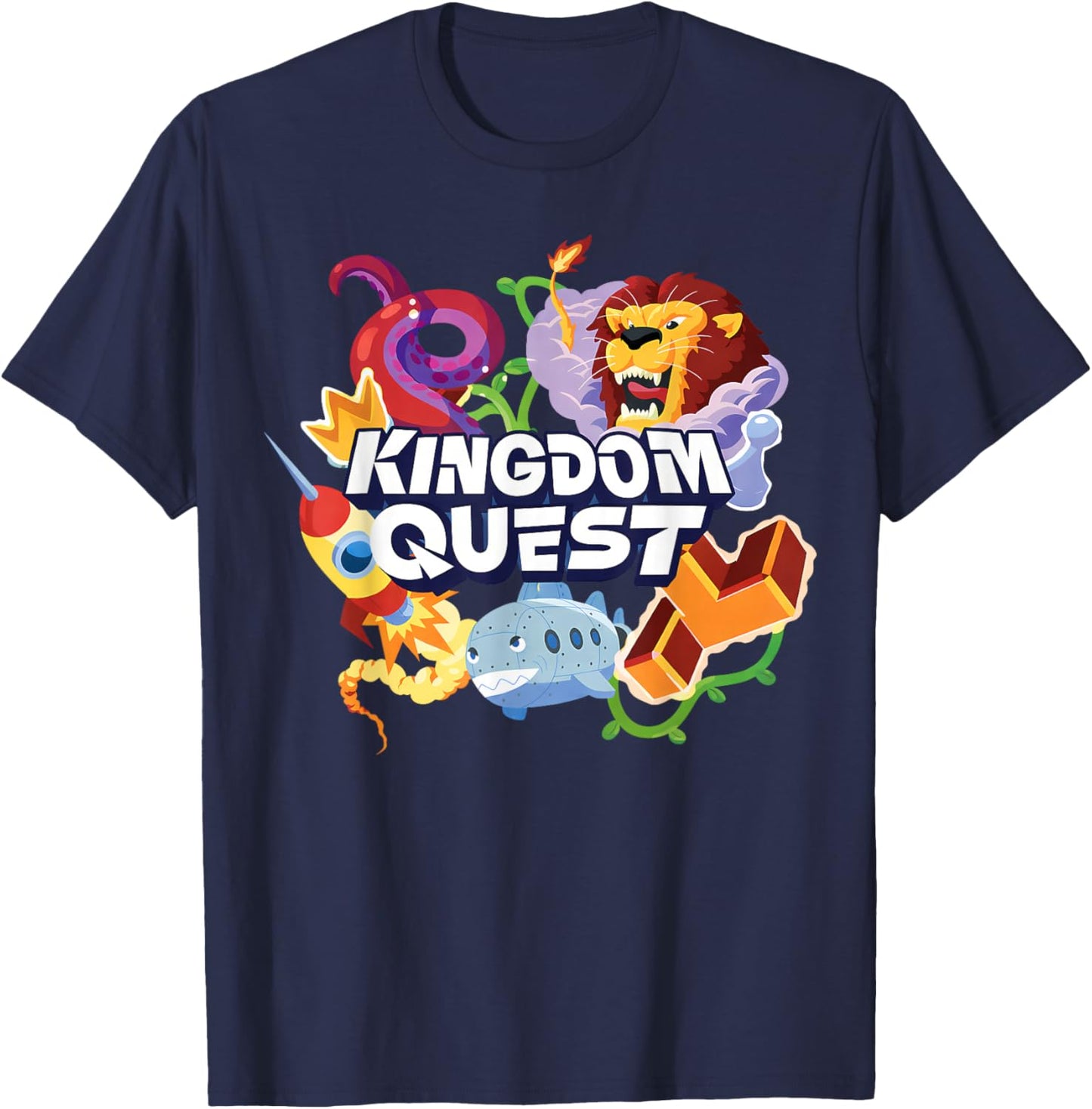 Kingdom Quest VBS 2026 The Kingdom of God Christian Kids T-Shirt - T-Shirt | Navy