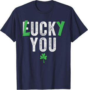 Inappropriate Funny St Patricks Day Men Women Adult Humor T-Shirt - T-Shirt | Navy