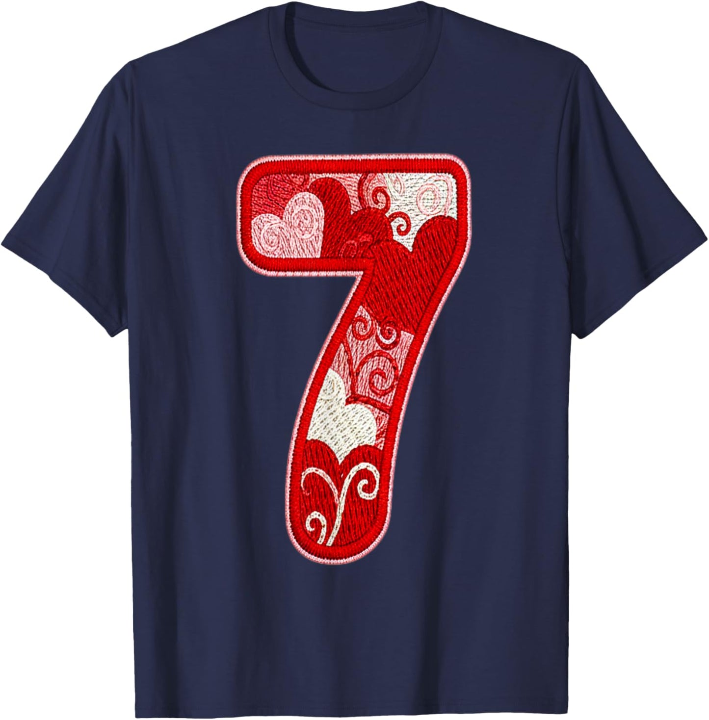 Funny 67 Meme Six Seven Heart Matching Couples Valentines T-Shirt - T-Shirt | Navy