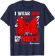 I Wear Red for My Niece Heart Disease Awareness Day Butterfl T-Shirt - T-Shirt | Navy