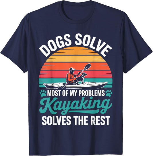 Kayak Novelty Women Kayaker Kayaking Kayak Lover T-Shirt - T-Shirt | Navy