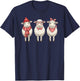 Retro Sheep Cute Valentine Farm Animal T-Shirt - T-Shirt | Navy
