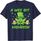 A Wee Bit Highrish Funny 420 Weed Marijuana St Patricks Day T-Shirt - T-Shirt | Navy
