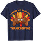 Happy Thanksgiving Gaming Funny Gamer Turkey Game Boys Teens T-Shirt - T-Shirt | Navy