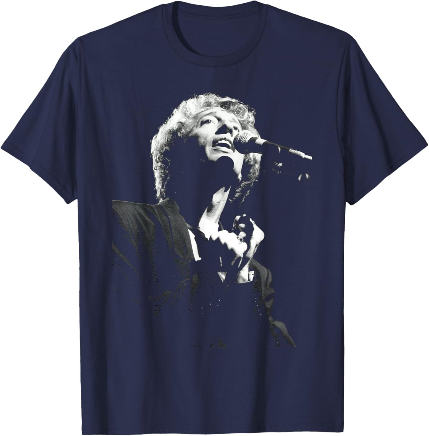 Robin Gibb Bee Gees One for All World Tour 1989 T-Shirt - T-Shirt | Navy