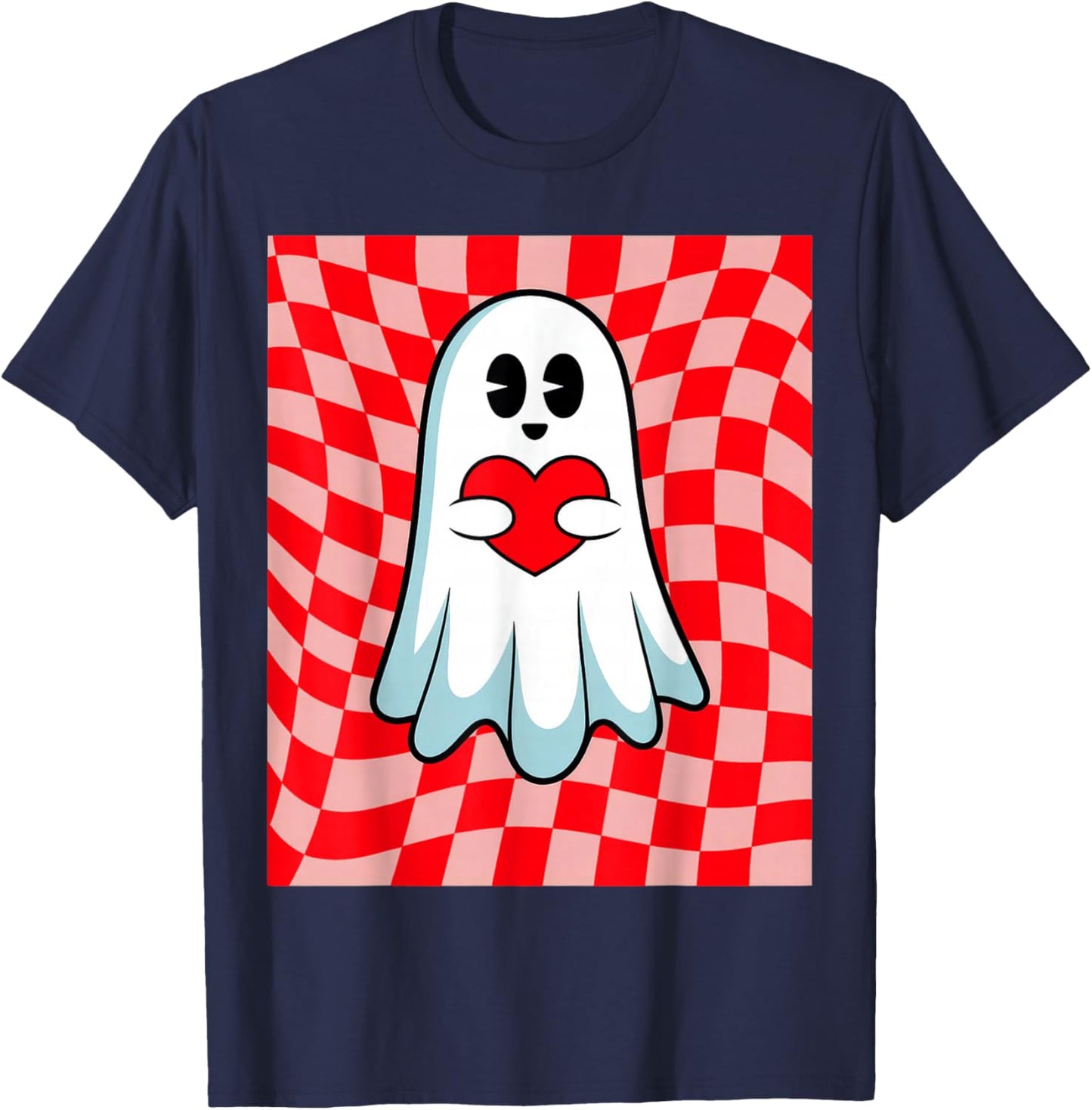 Valentine Ghost T-Shirt - T-Shirt | Navy