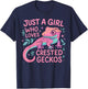 Crested Gecko Just A Girl Who Loves Crested Geckos T-Shirt - T-Shirt | Navy