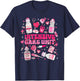 ICU Nurse Valentine Intensive Care Unit Micu Cvicu Sicu Ccu T-Shirt - T-Shirt | Navy