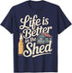 Funny Shed Bar T-Shirt - T-Shirt | Navy