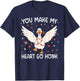 You Make My Heart Go Honk Valentine Goose T-Shirt - T-Shirt | Navy