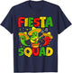 Fiesta Squad Cinco De Mayo Women Boys Girls Kids T-Shirt - T-Shirt | Navy