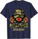 Aquarius Season Black Woman Camo Hat Afro Girl Zodiac T-Shirt - T-Shirt | Navy