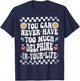 You Can Never Have Too Much Delphine in Your Life T-Shirt - T-Shirt | Navy