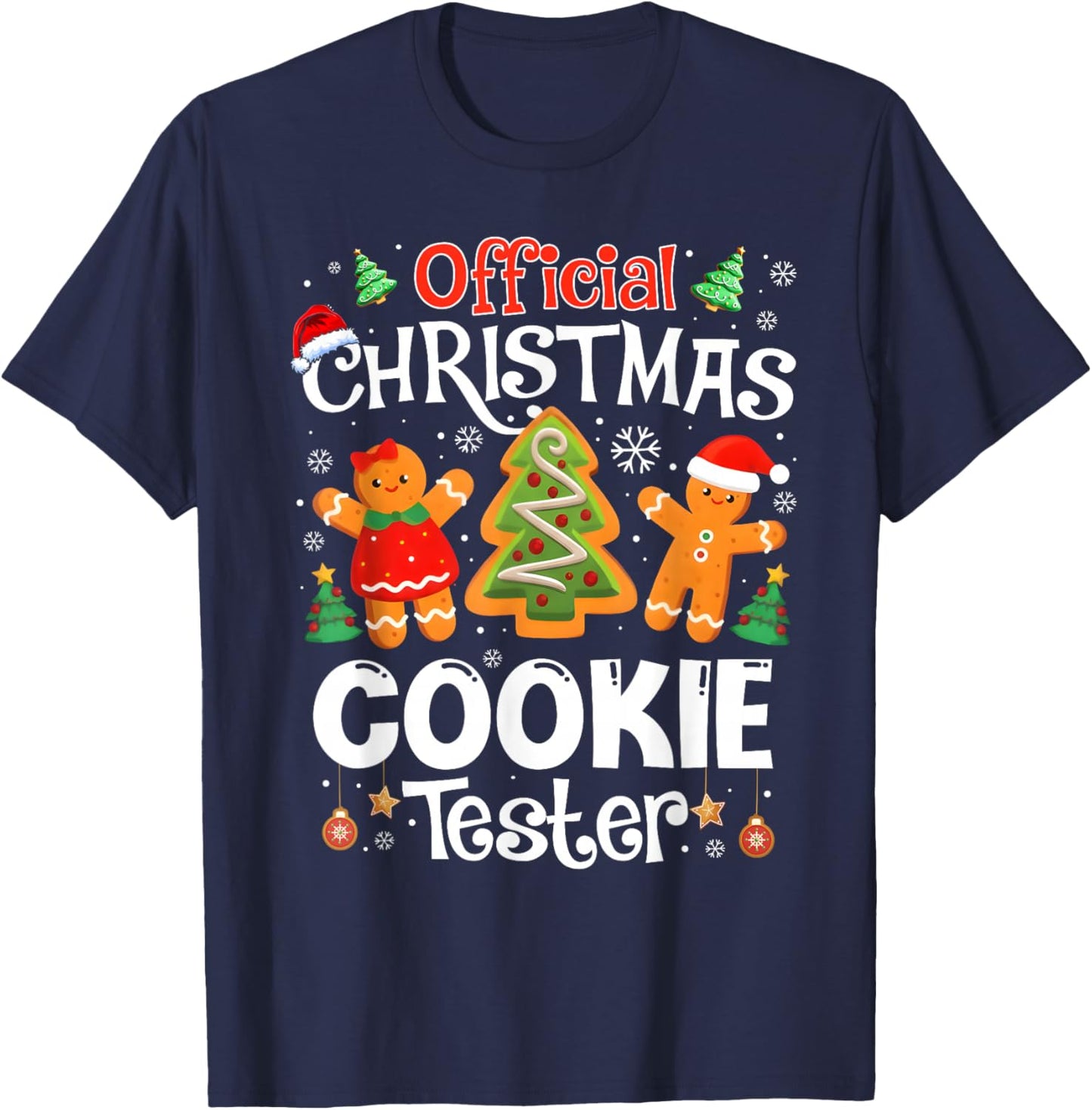 Official Christmas Cookie Tester Taster Baking Crew Toddle T-Shirt - T-Shirt | Navy