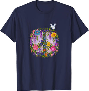 Peaceful Resistance T-Shirt - T-Shirt | Navy