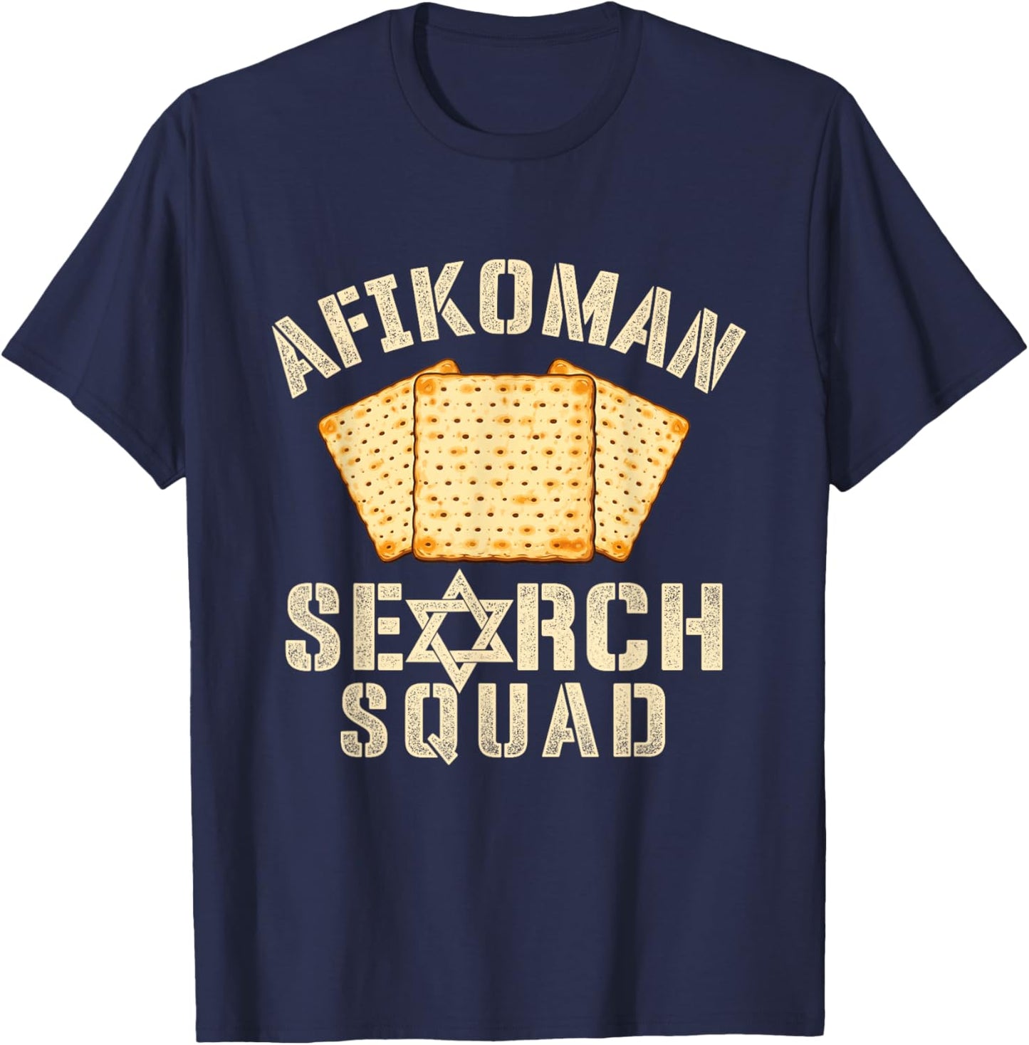 Afikoman Search Squad - Pesach Jewish Holiday Jew T-Shirt - T-Shirt | Navy