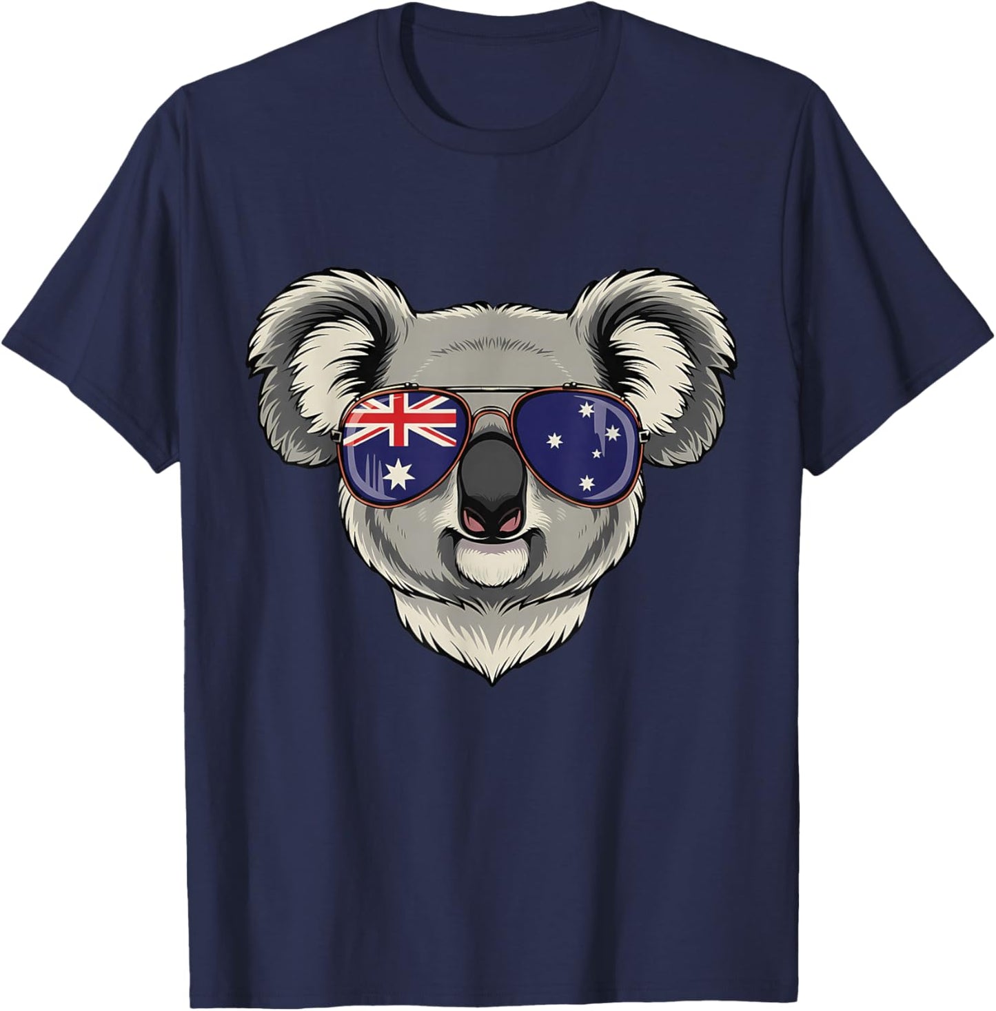 Australia Flag Australian Koala T-Shirt - T-Shirt | Navy