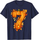 Six Seven Meme 6 7 Autumn Fall Pumpkin Spooky Costume Couple T-Shirt - T-Shirt | Navy