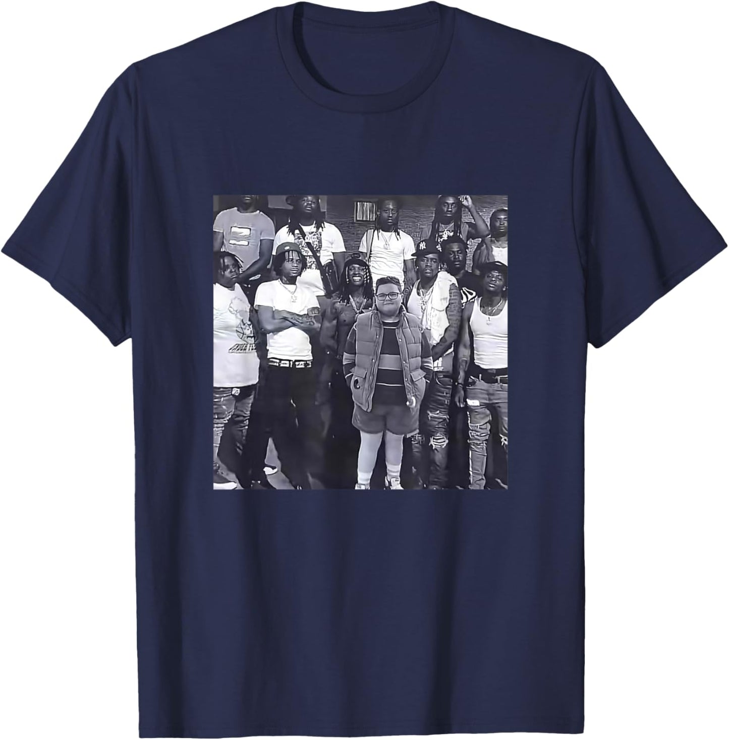 Derek in Oblock Cool Kid in Big Crew Funny Urban Meme T-Shirt - T-Shirt | Navy