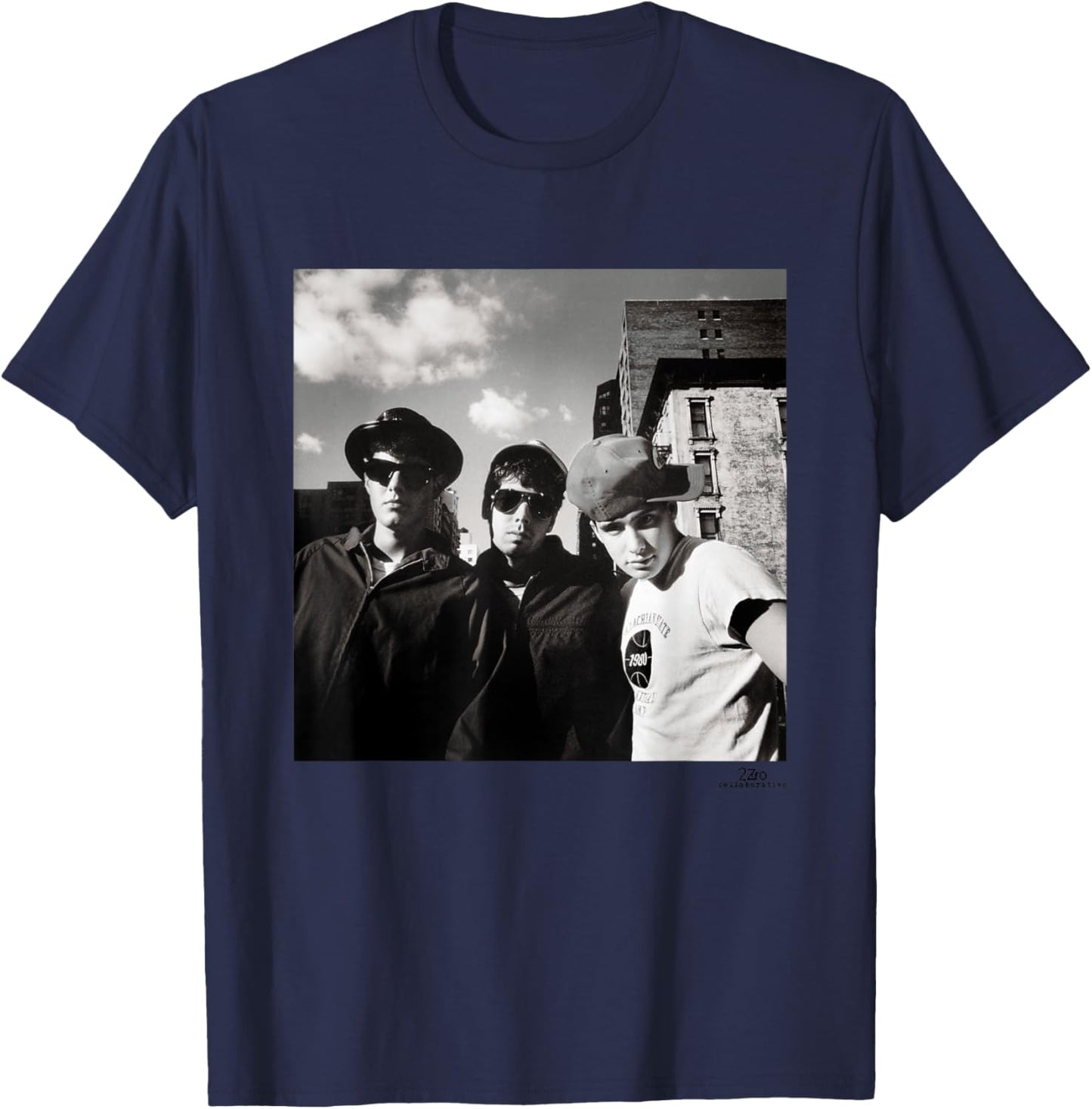 Beastie Boys in New York Licensed to Ill Phil Nicholls T-Shirt - T-Shirt | Navy