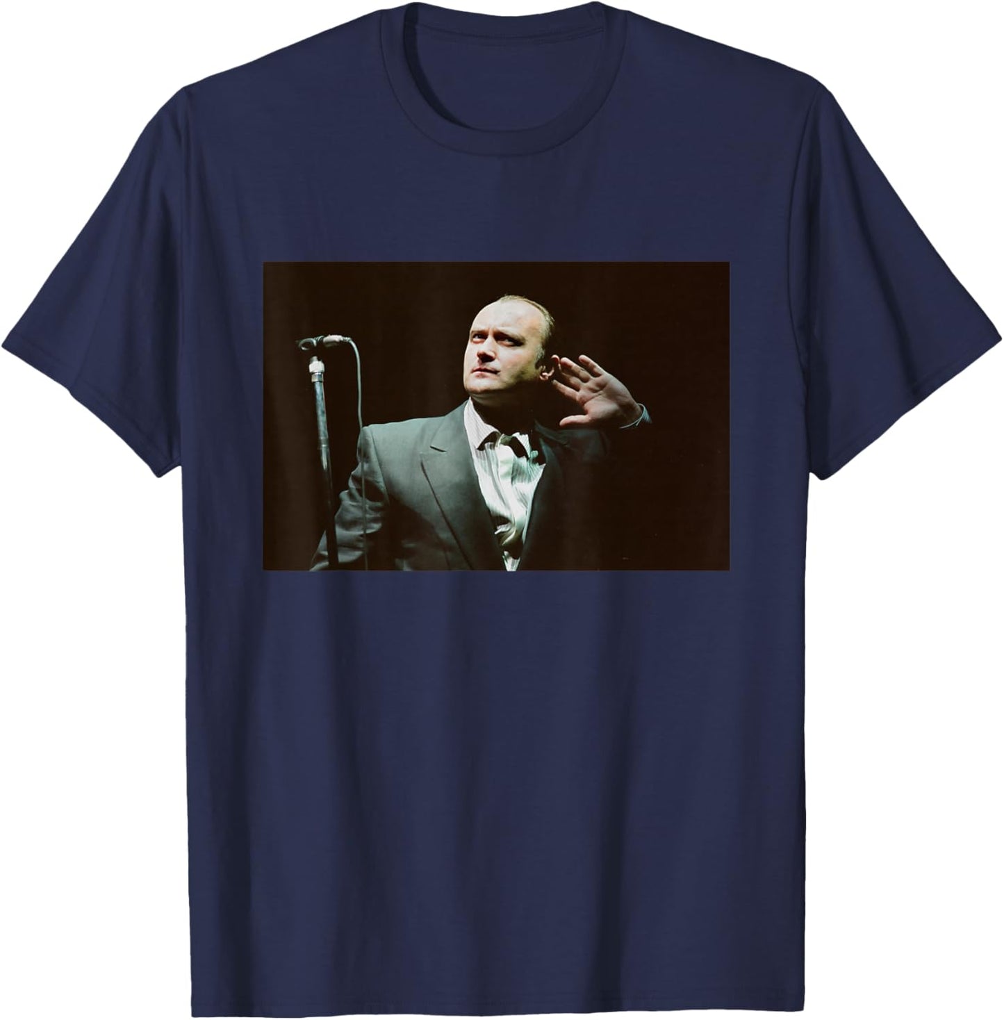 Phil Collins Live On Stage 1990 T-Shirt - T-Shirt | Navy