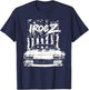 IROC Z Front Grill USA Flag Patriotic Muscle Car Classic T-Shirt - T-Shirt | Navy