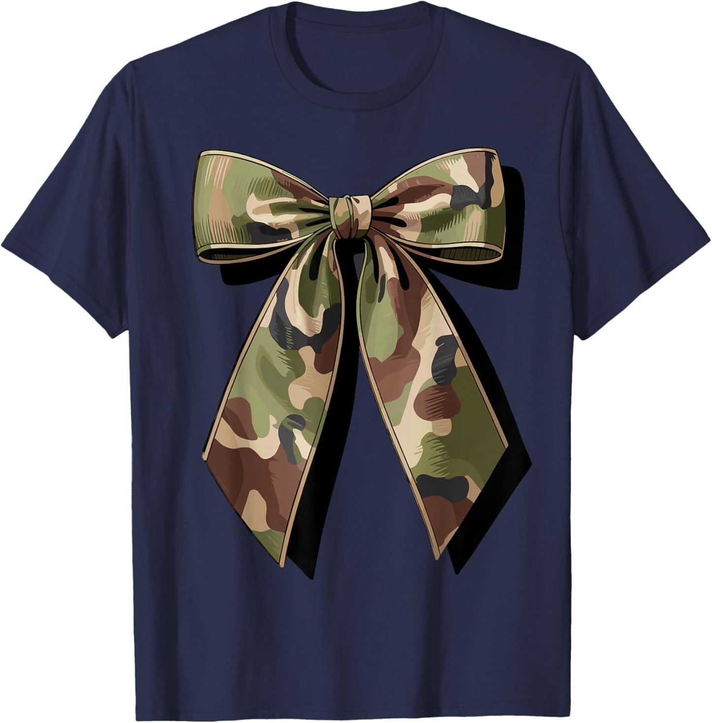 Camouflage Bow Hunting T-Shirt - T-Shirt | Navy