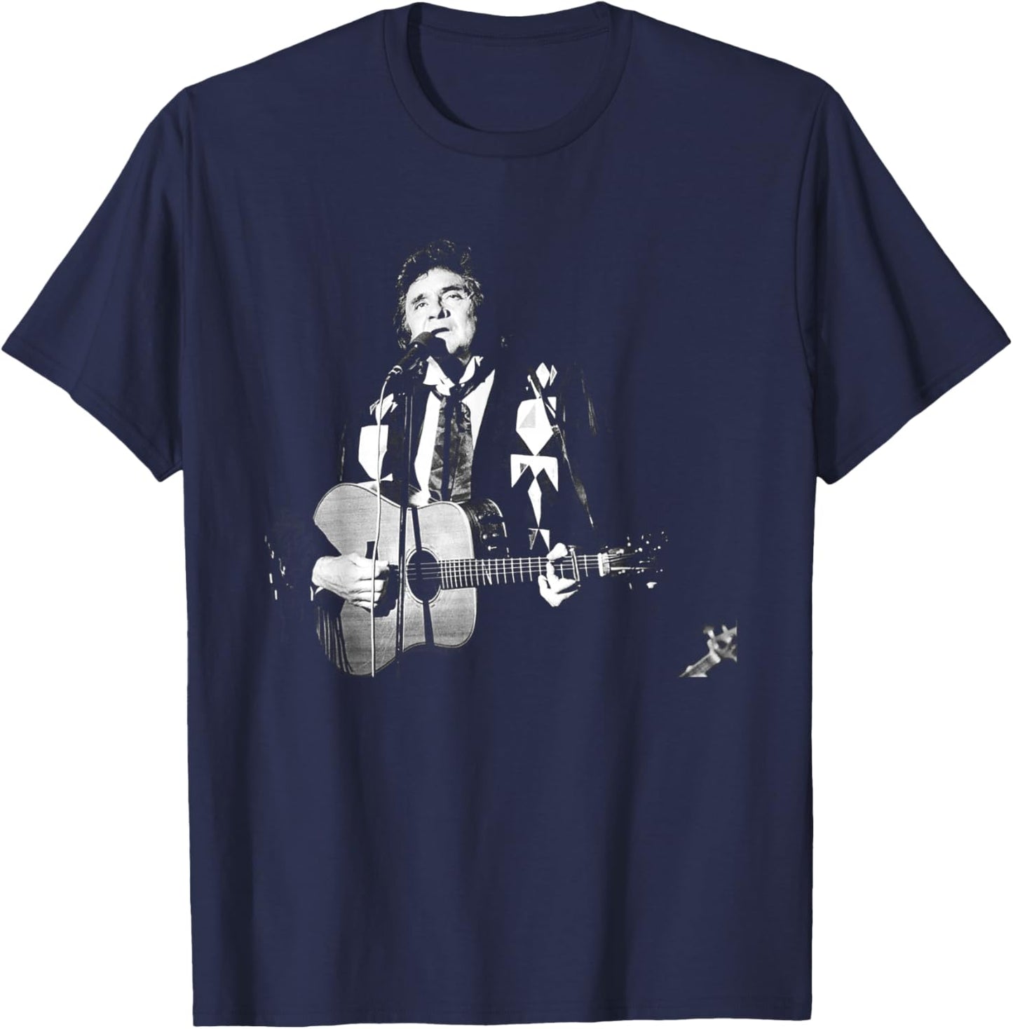Johnny Cash is Coming to Town Era 1987 Live T-Shirt - T-Shirt | Navy