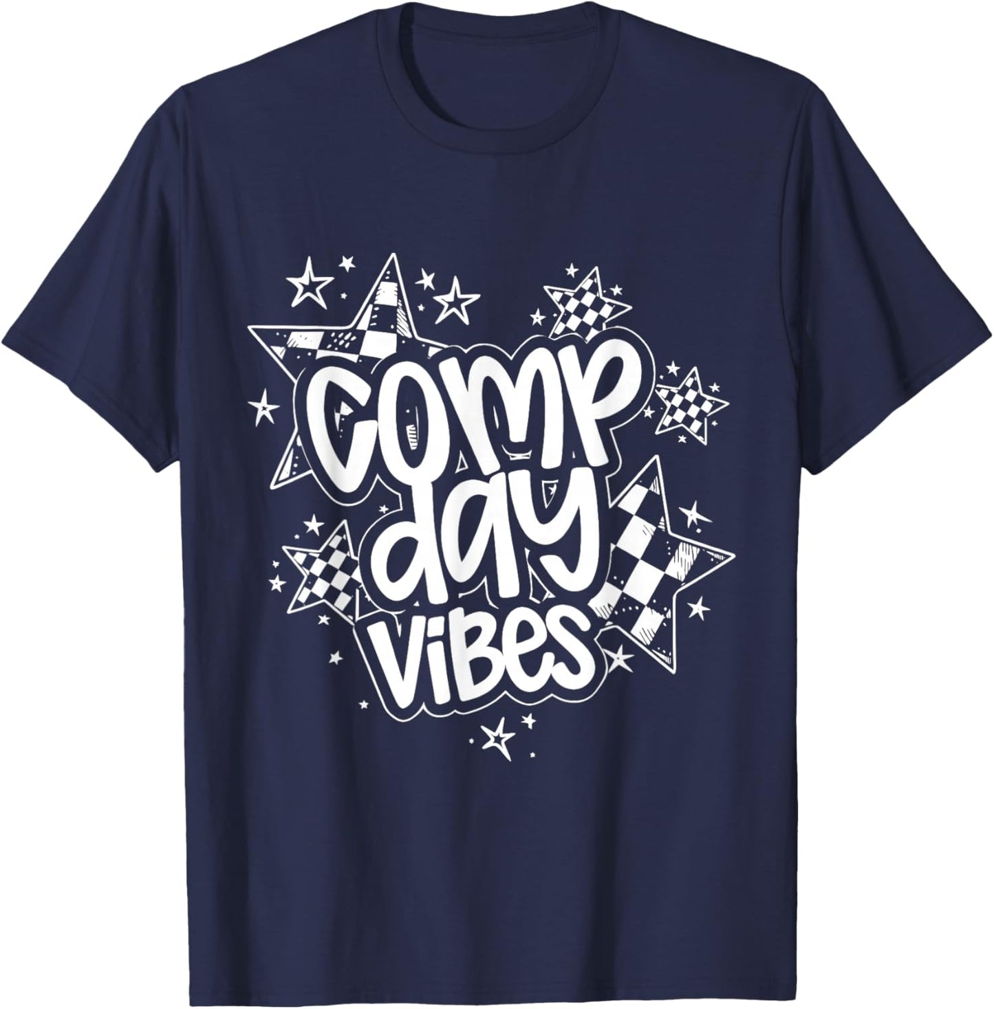 Comp Day Cheer Comp Season T-Shirt - T-Shirt | Navy