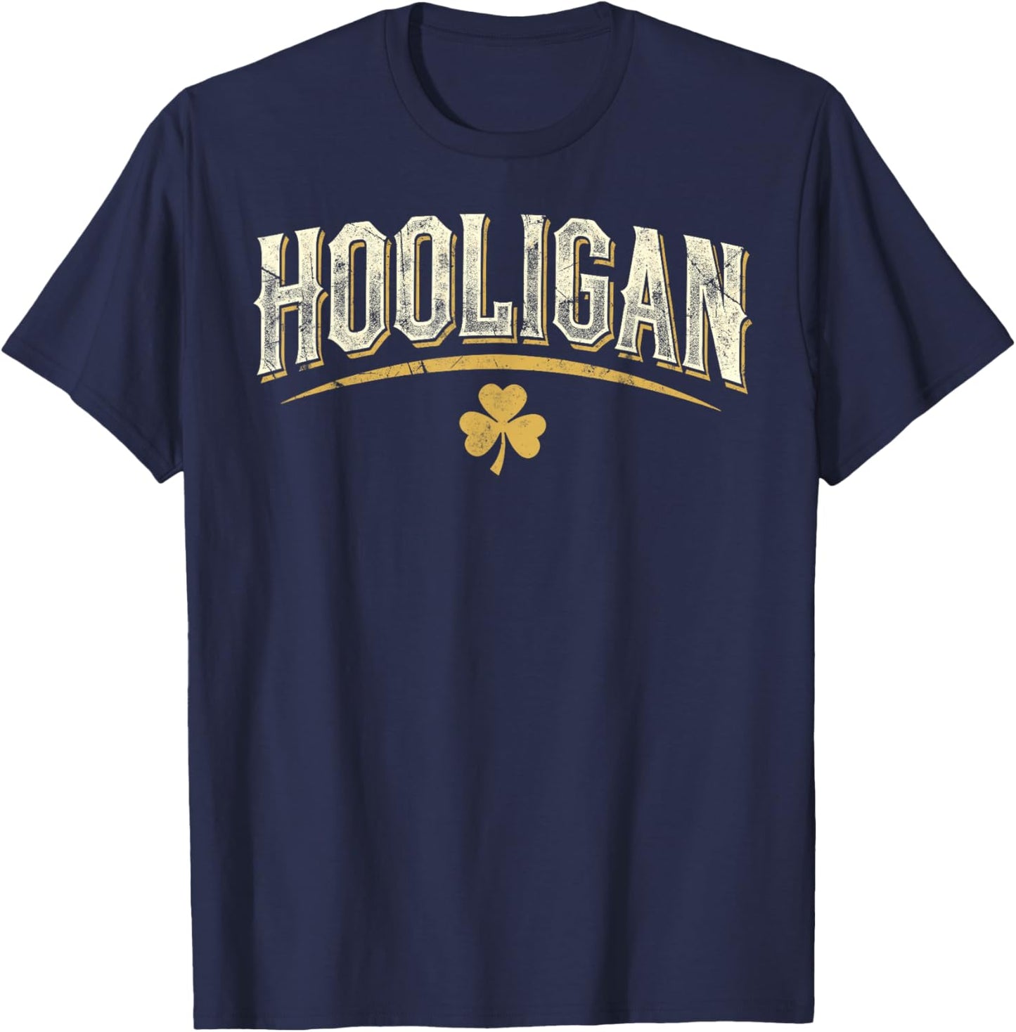 St.Paddy’s Day Saint Patrick Shamrock Shenanigans Hooligan T-Shirt - T-Shirt | Navy
