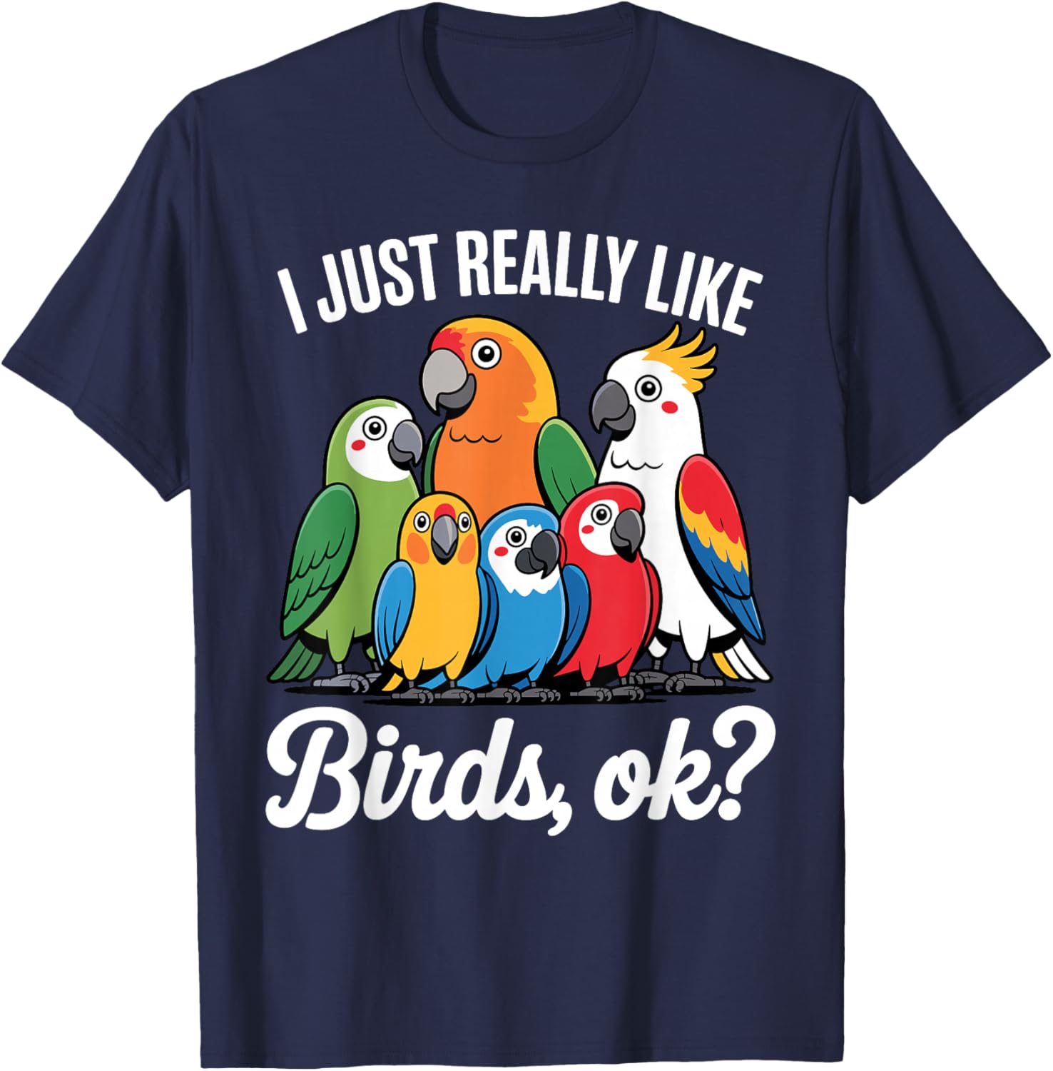 Funny Bird Watching Art Women Bird Watcher Birding T-Shirt - T-Shirt | Navy