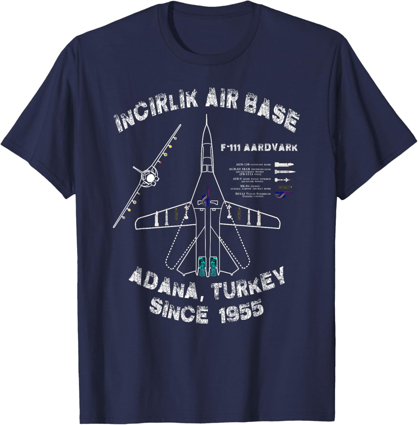 Incirlik Air Base T-Shirt - T-Shirt | Navy