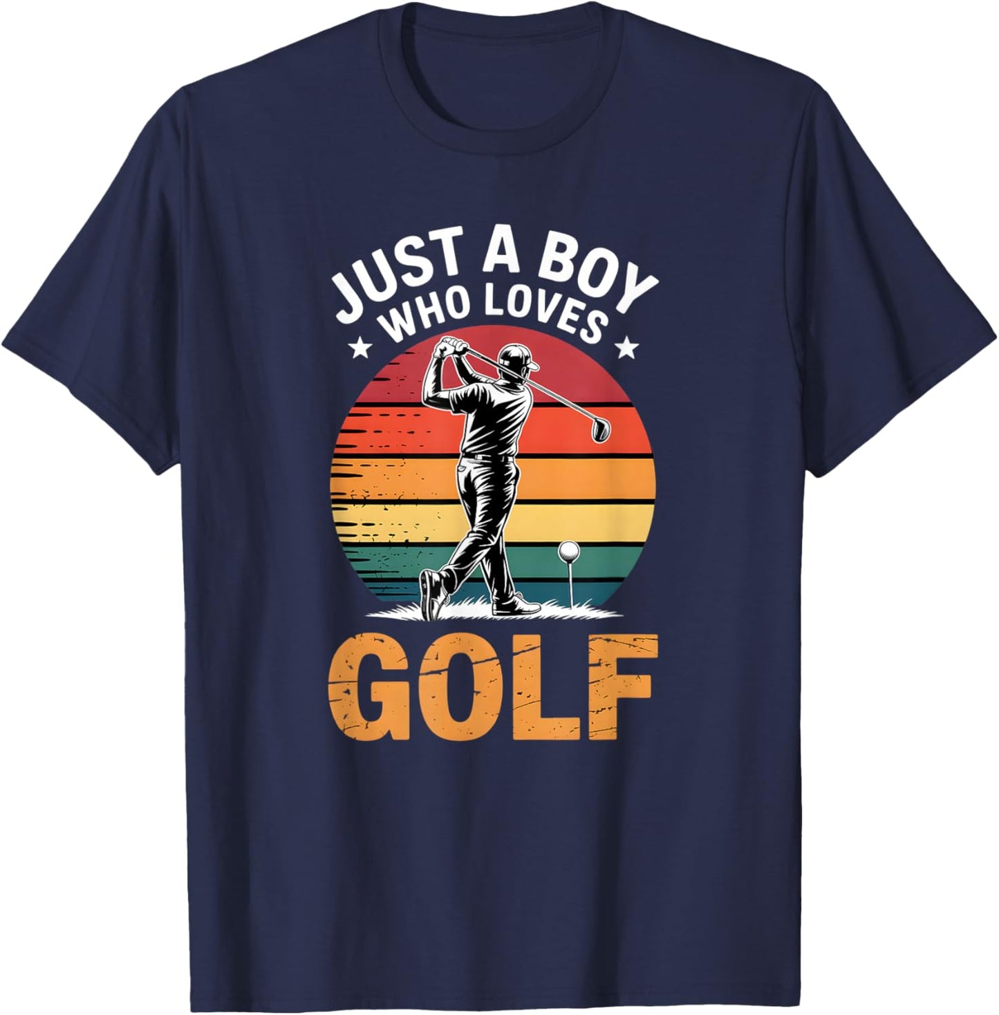 Boys Golf T-Shirt - T-Shirt | Navy