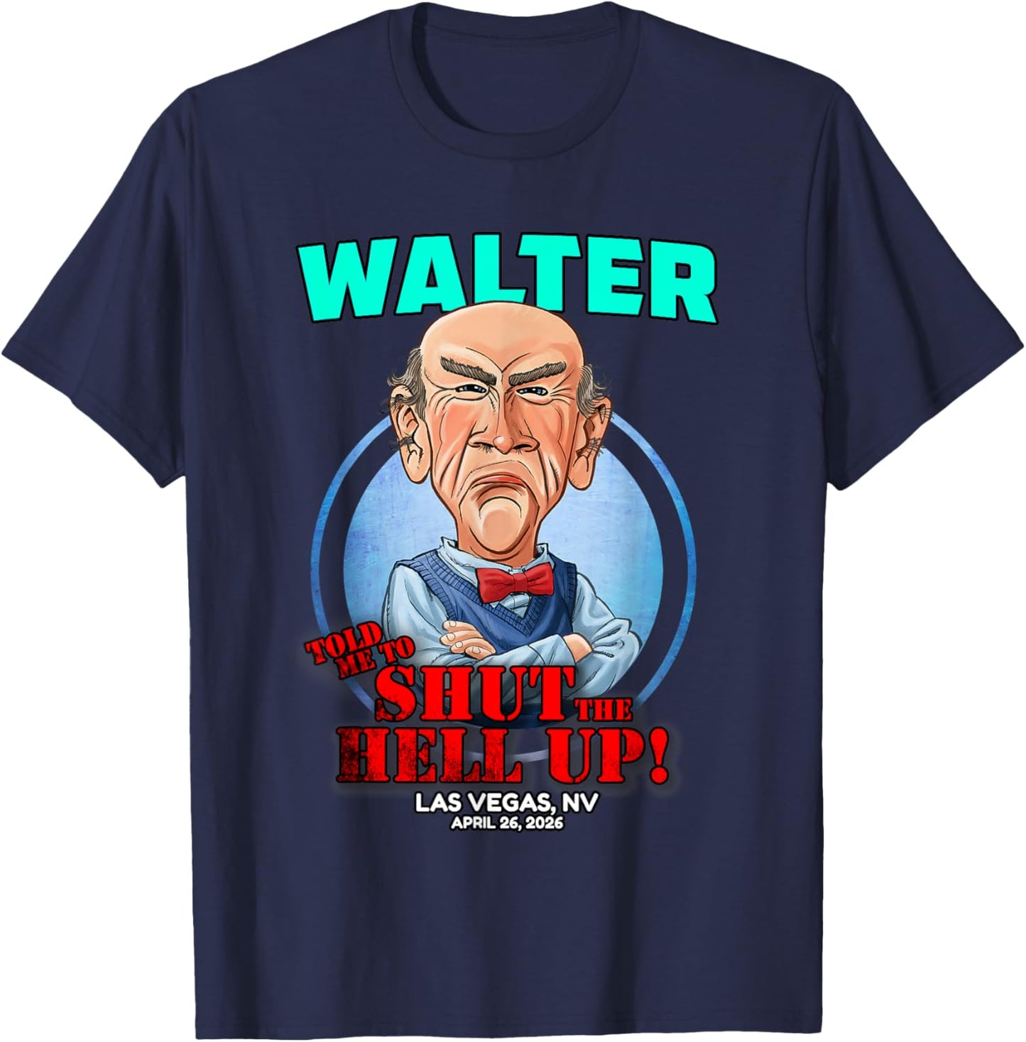Walter Las Vegas, NV (2026) T-Shirt - T-Shirt | Navy