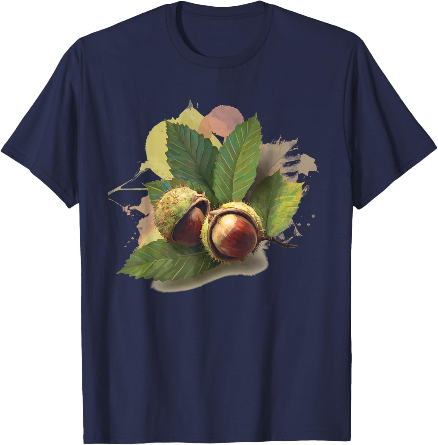 Amazing Nature Chestnut in Fall for Boys and Girls T-Shirt - T-Shirt | Navy
