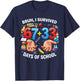 Bruh Its My 67 33 Days of School Funny Boys Kids 100th Day T-Shirt - T-Shirt | Navy