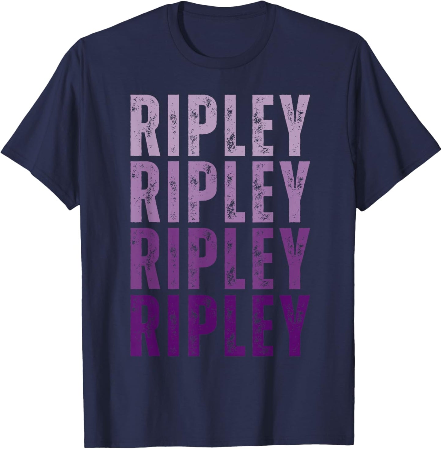 Vintage Ripley Personalized Name I Love Ripley T-Shirt - T-Shirt | Navy