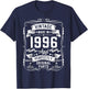 Vintage 1996 30yr 30th Birthday Gifts 30 Years Old T-Shirt - T-Shirt | Navy